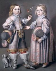 Portrait de deux enfants